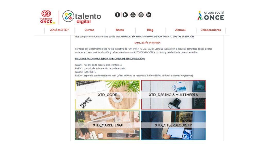 Campus Virtual Por Talento Digital