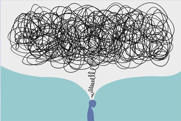 Ilustración de salud mental
