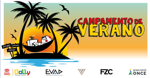 Cartel promocional de los campamentos