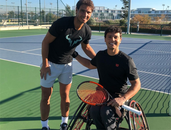 Cisco junto a Rafa Nadal