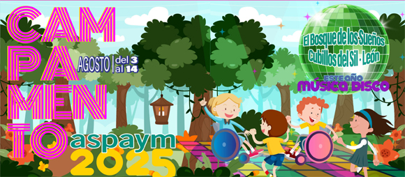 Abiertas las plazas para el Campamento Inclusivo Aspaym
