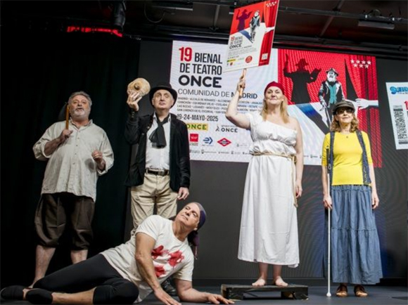 La ministra Alegría y el presidente de la ONCE presentan la 19ª Bienal de Teatro de la ONCE