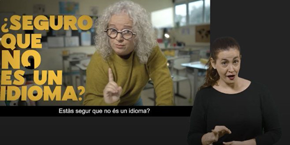 Una campaña explica por qué usar lenguas de signos «es vital» para las personas sordas