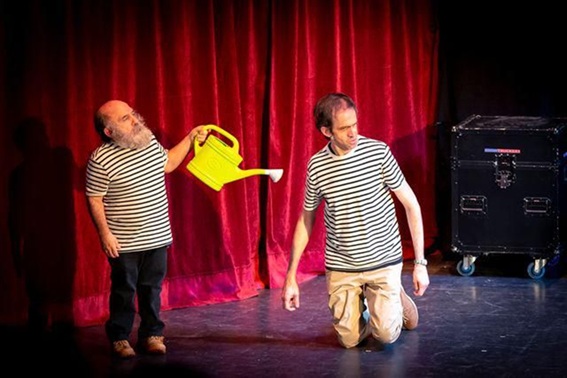 Imagen de la representación de Campeones en el teatro